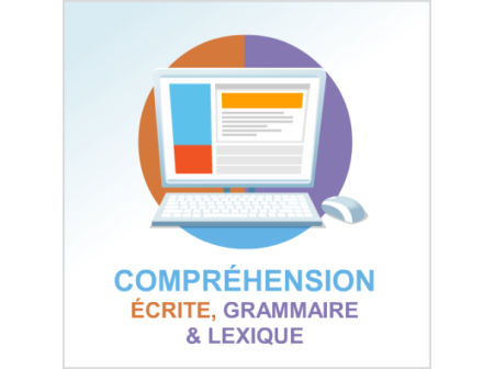 Double Test 2 modules de compréhension écrite, grammaire & lexique arabe