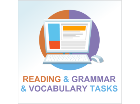 Double Test 2 modules de compréhension écrite, grammaire & lexique anglais