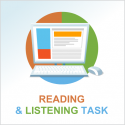 Test 2 English reading and listening tasks