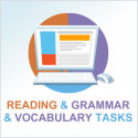 Test 2 English reading and grammar & vocabulary tasks