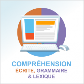 Double Test 2 modules de compréhension écrite, grammaire & lexique français