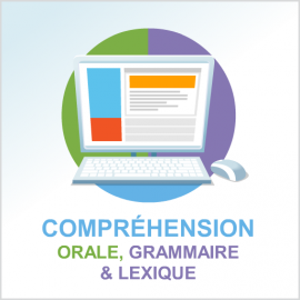Double Test 2 modules de compréhension orale, grammaire & lexique français